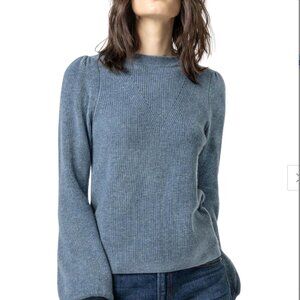 Lilla P Blue Crew Neck Sweater